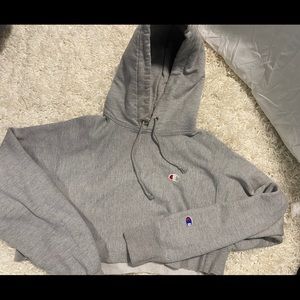Cropped champion hoodie